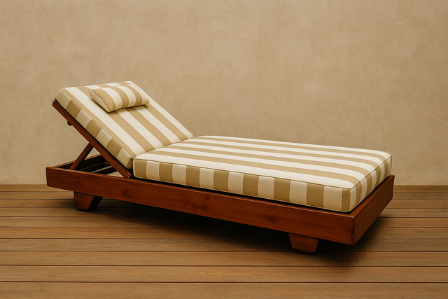 TEKA BUNCH / SUNBRELLA STRIPED SUNBEDDING