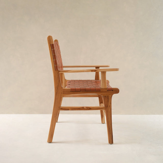 SILLA BONNET PIEL CON BRAZO