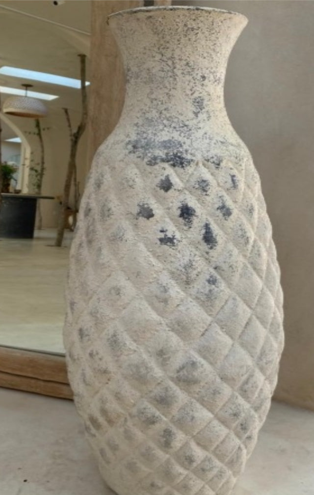 Jarrón piña wabi sabi