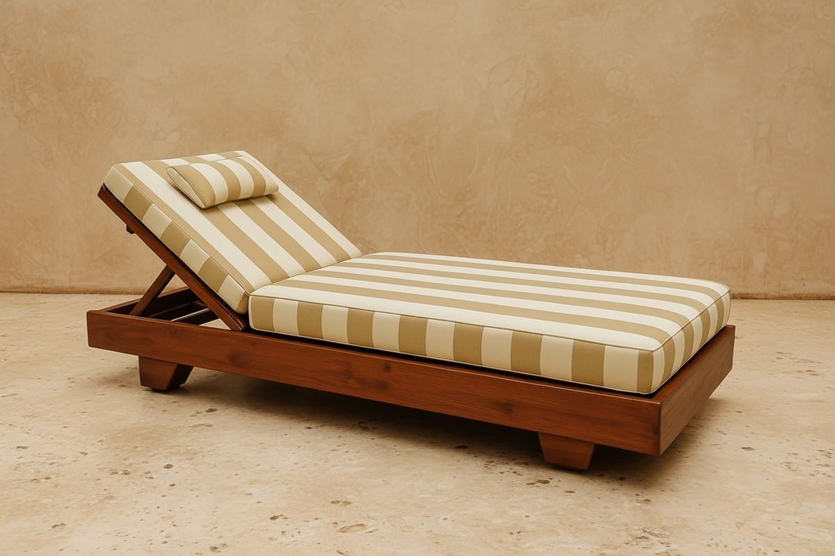TEKA BUNCH / SUNBRELLA STRIPED SUNBEDDING