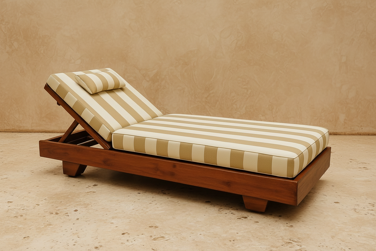 TEKA BUNCH / SUNBRELLA STRIPED SUNBEDDING