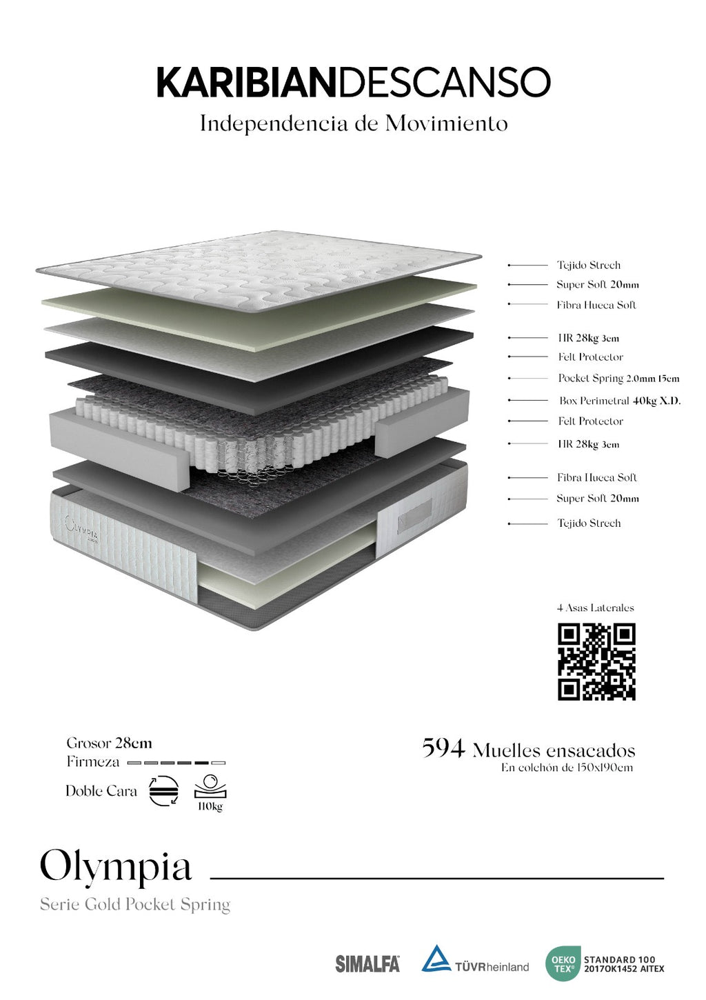 Colchón OLYMPIA