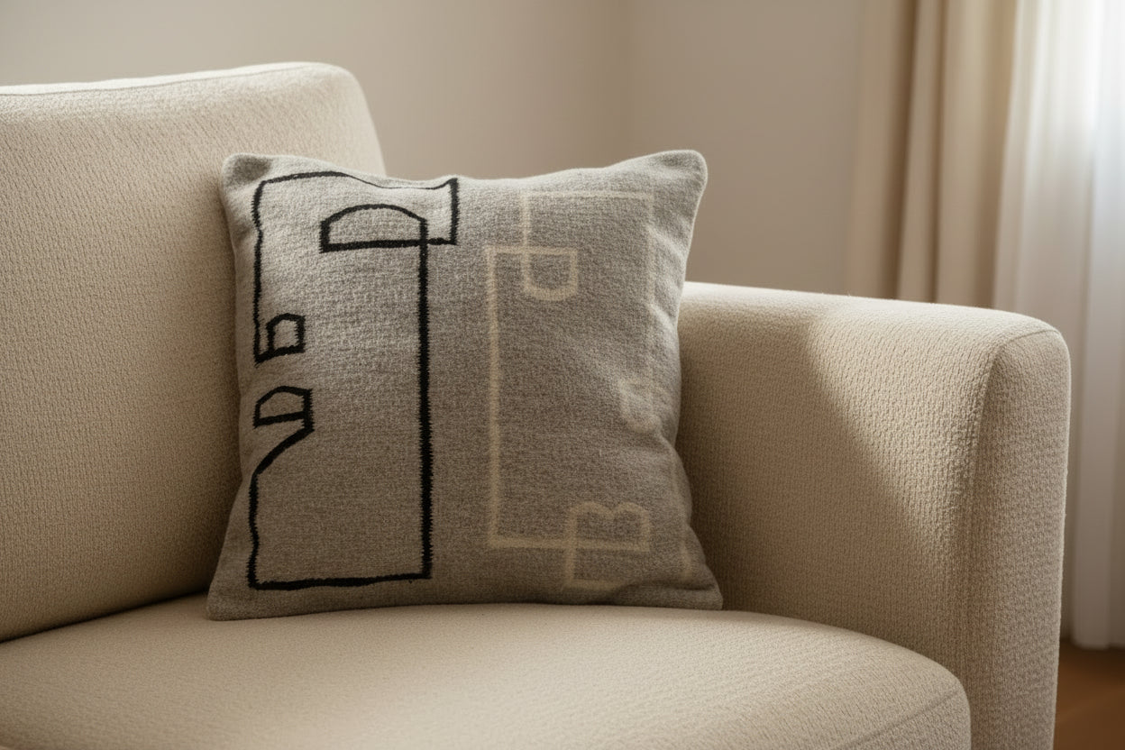 FUNDA DE COJIN DE LANA