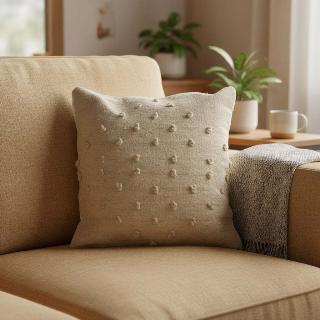 FUNDA DE COJIN DE LANA