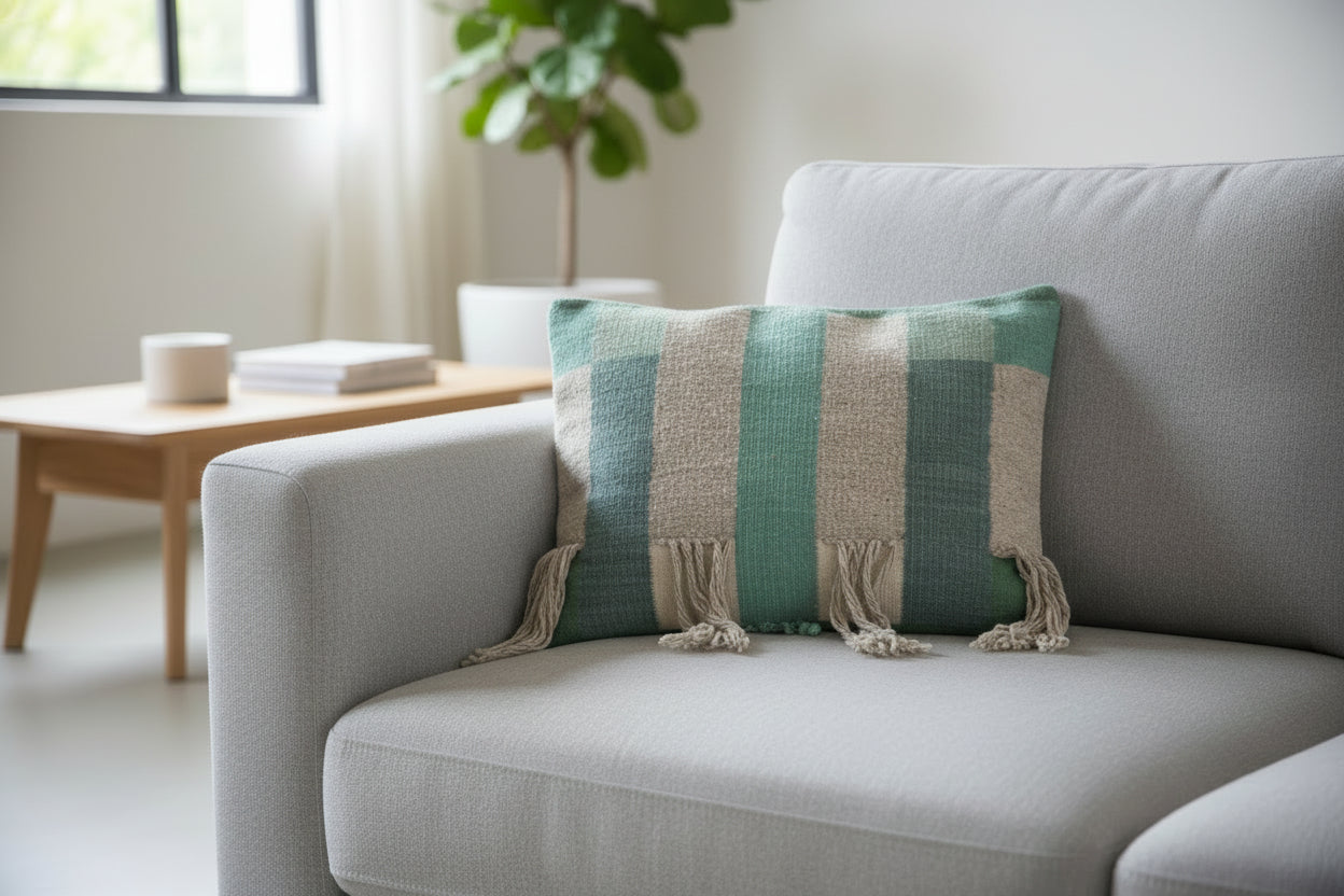 FUNDA DE COJIN DE LANA