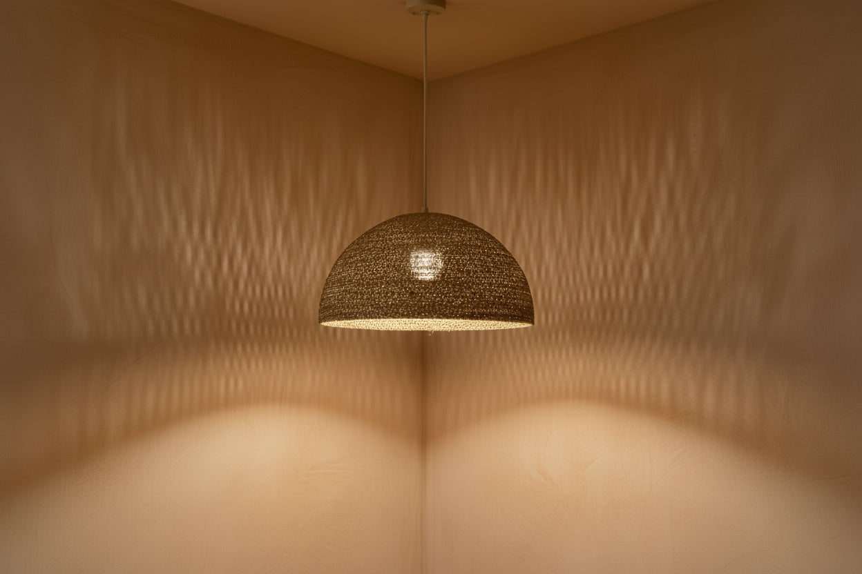 LÁMPARA MOON SISAL