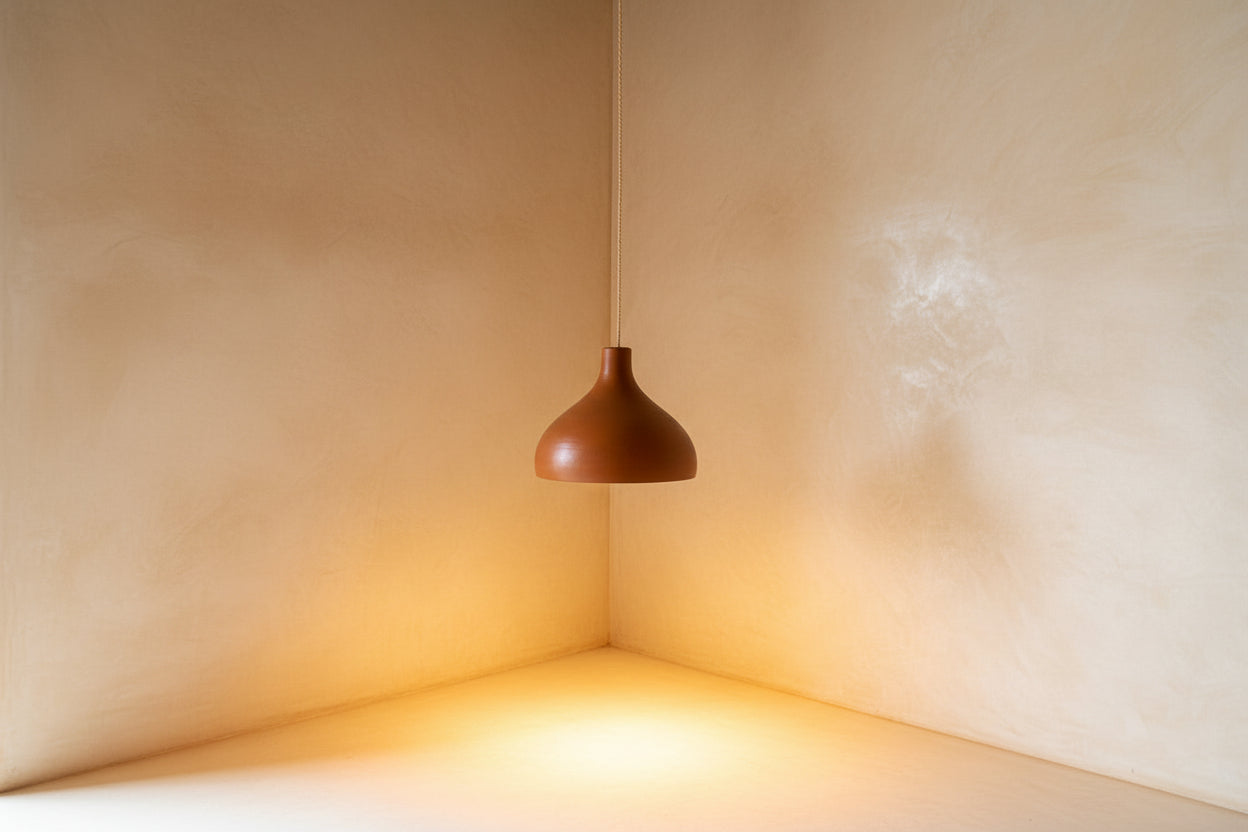 LÁMPARA DE BARRO ATOYAC