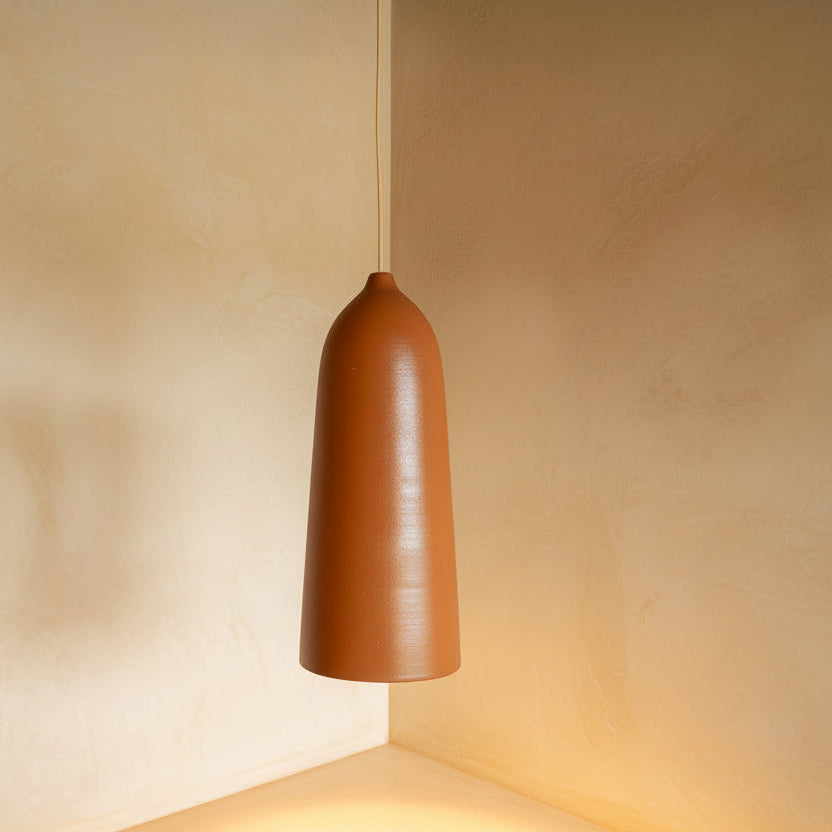 LÁMPARA DE BARRO ACATIC