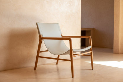 COLON SLING LEATHER ARMCHAIR