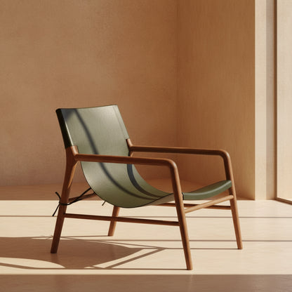 COLON SLING LEATHER ARMCHAIR