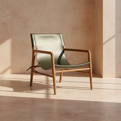 COLON SLING LEATHER ARMCHAIR