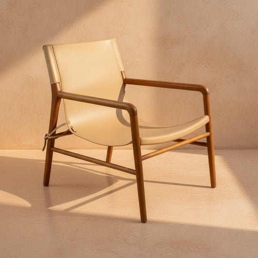 COLON SLING LEATHER ARMCHAIR