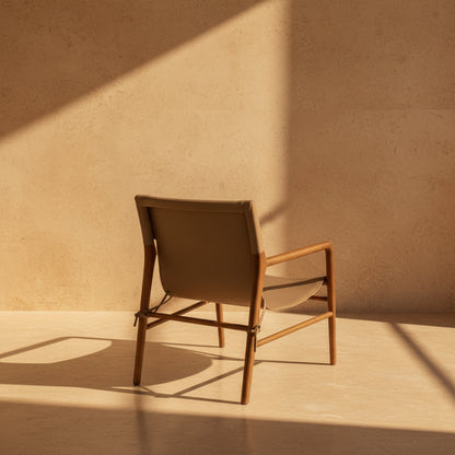 COLON SLING LEATHER ARMCHAIR