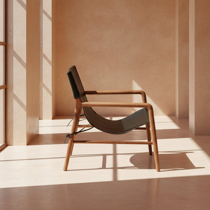 COLON SLING LEATHER ARMCHAIR