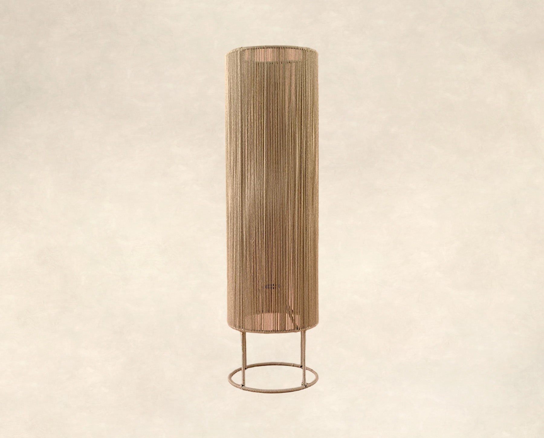 LÁMPARA DE PISO MACRAME TAU