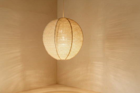 henequen ball lamp